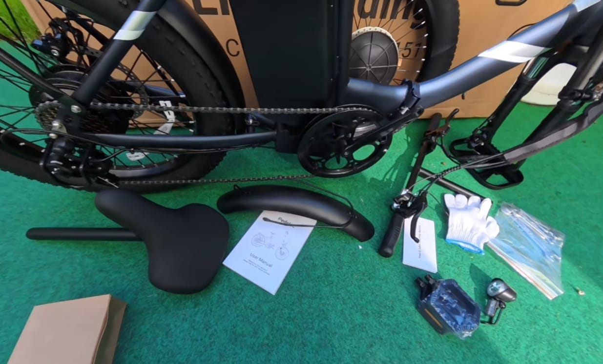 Customer photo review of Touroll S3 Folding Fat Tire Electric Bike