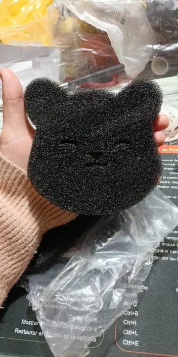 Customer photo review of FluffCatcher — Reusable Pet Hair Remover for Laundry