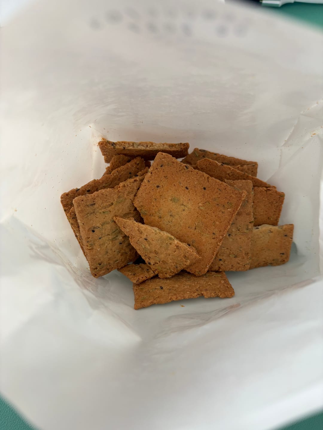 Customer photo review of CRACKER DIETA CHETOGENICA SENZA GLUTINE PROTEICI
