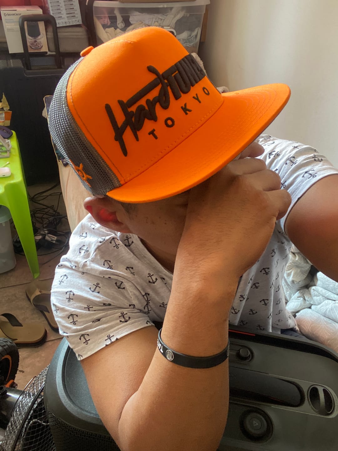 Customer photo review of Hardtuned Tokyo Orange - Trucker Cap