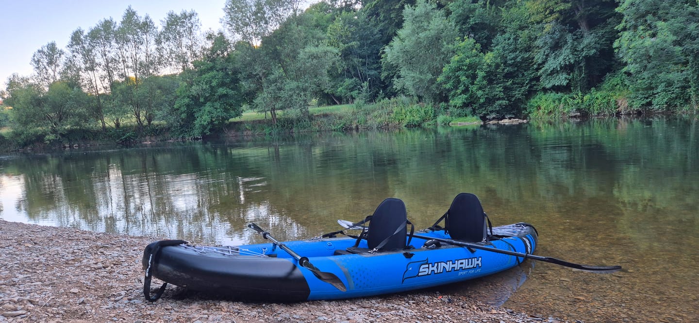 Customer photo review of SKINHAWK 2ER EXCLUSIV KAJAK 380 x 96 CM BLAU
