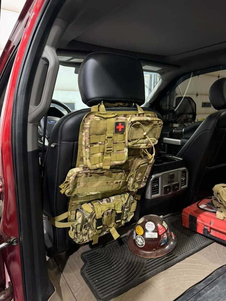 Customer photo review of Tactical MOLLE Seat Organizer Full Set