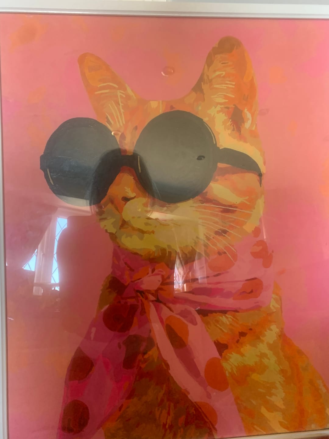 Customer photo review of Stylish ginger cat | Paint by Number