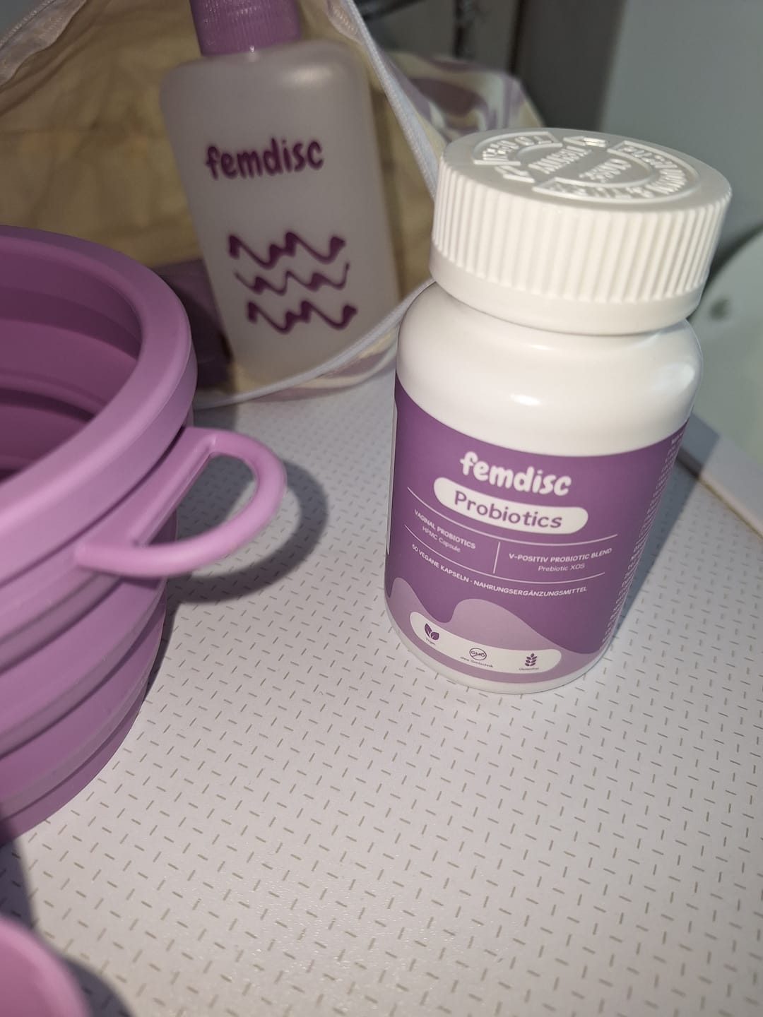 Customer photo review of femdisc vaginal Probiotics