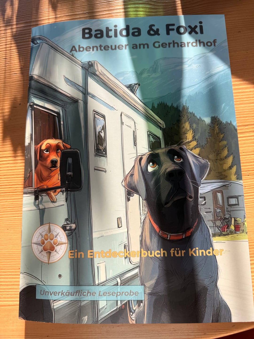 Customer photo review of Batida & Foxi Kinderbuch – Abenteuer in den Bergen