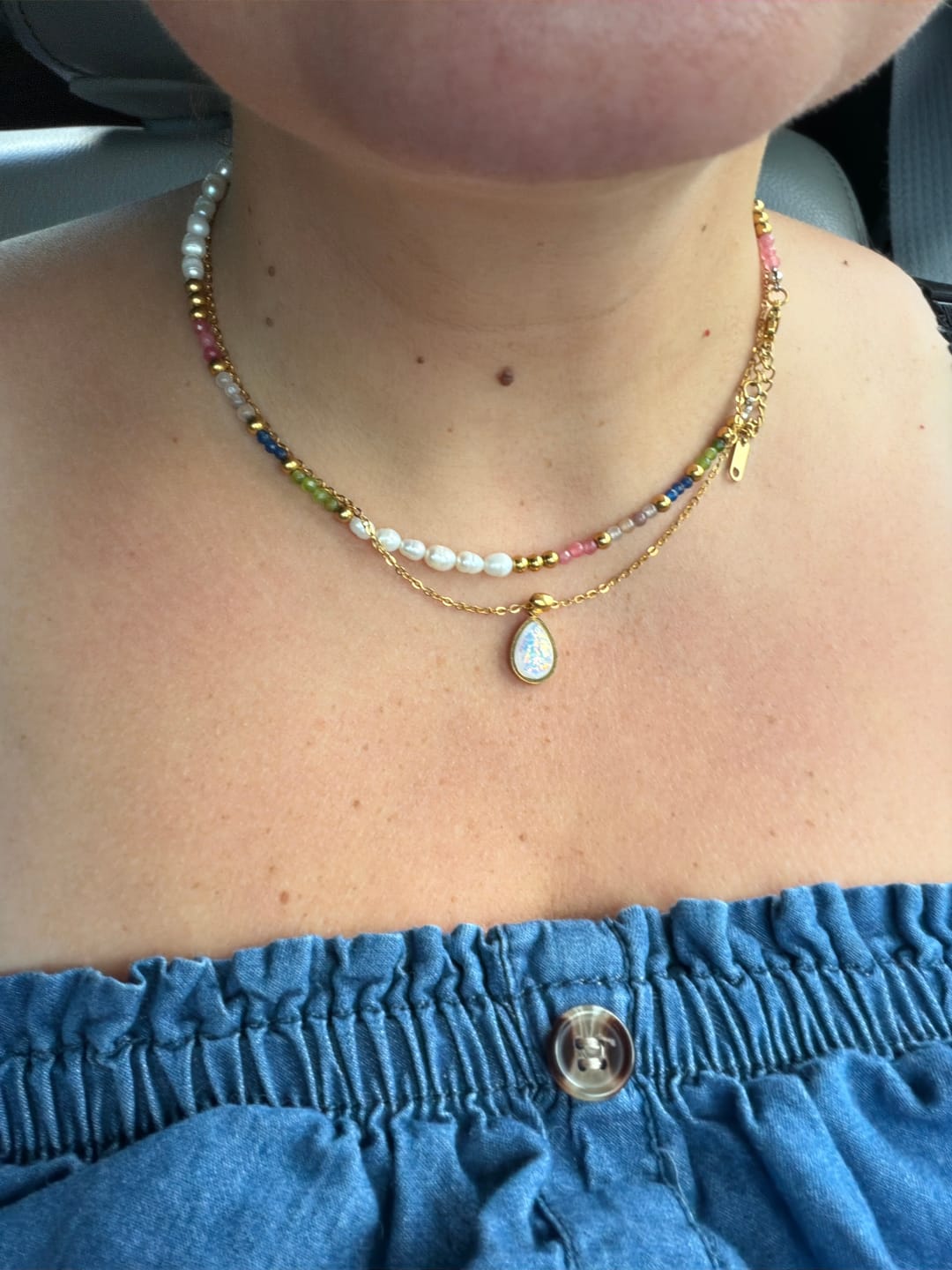 Customer photo review of Ocean Drops Necklace (Bundle)
