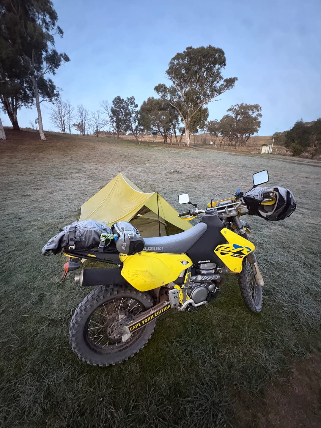 Customer photo review of Collapsible Carbon Tarp Pole