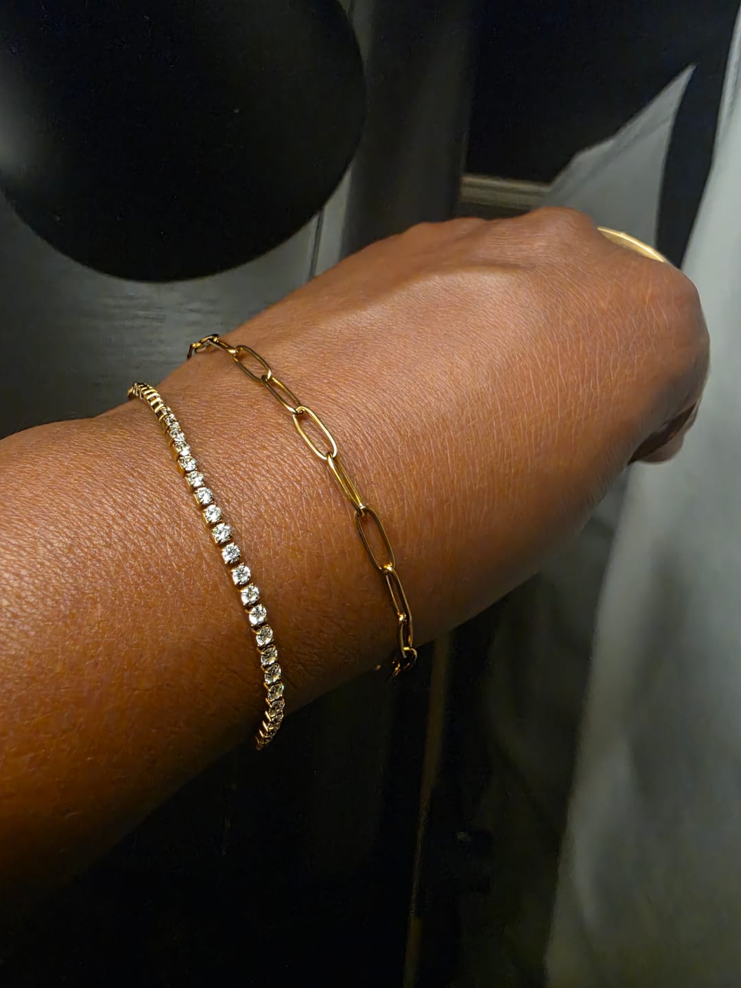Customer photo review of Maui Paperclip Bracelet (Bundle)
