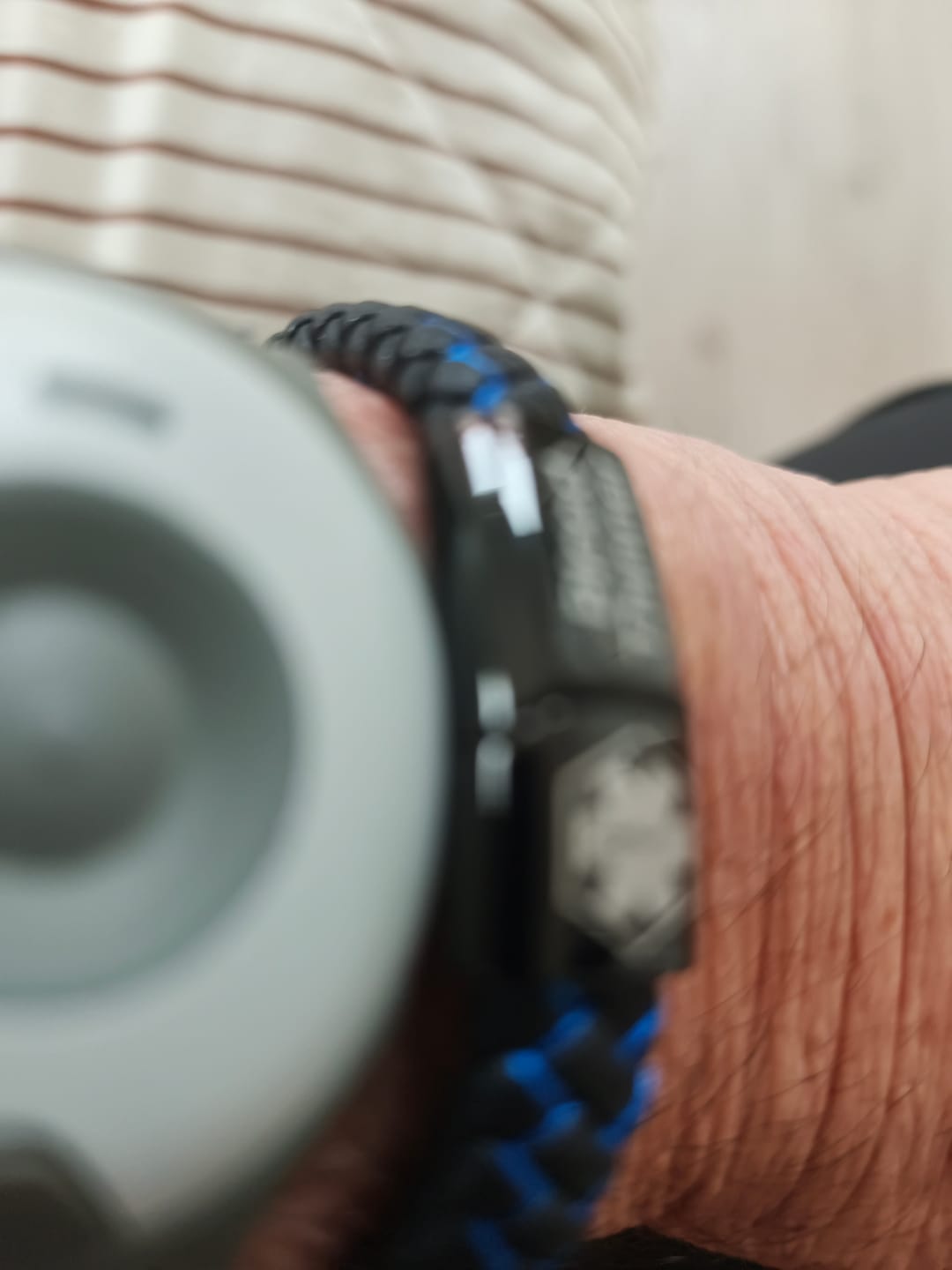 Customer photo review of Medizinisches Notfallarmband