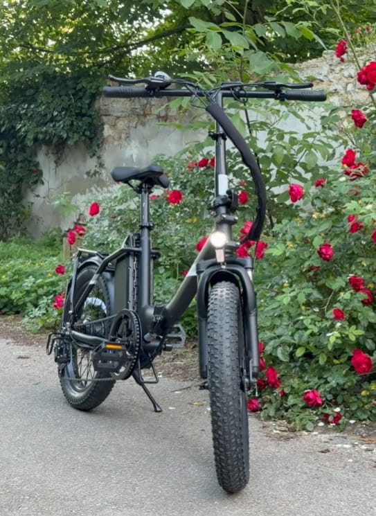 Customer photo review of Touroll S3 Folding Fat Tire Electric Bike