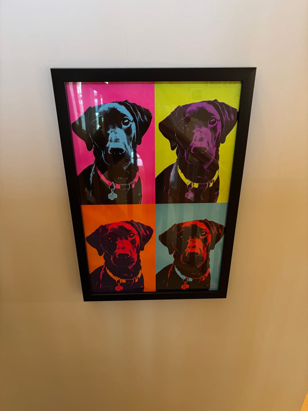 Customer photo review of Color Squares - Personalized Poster