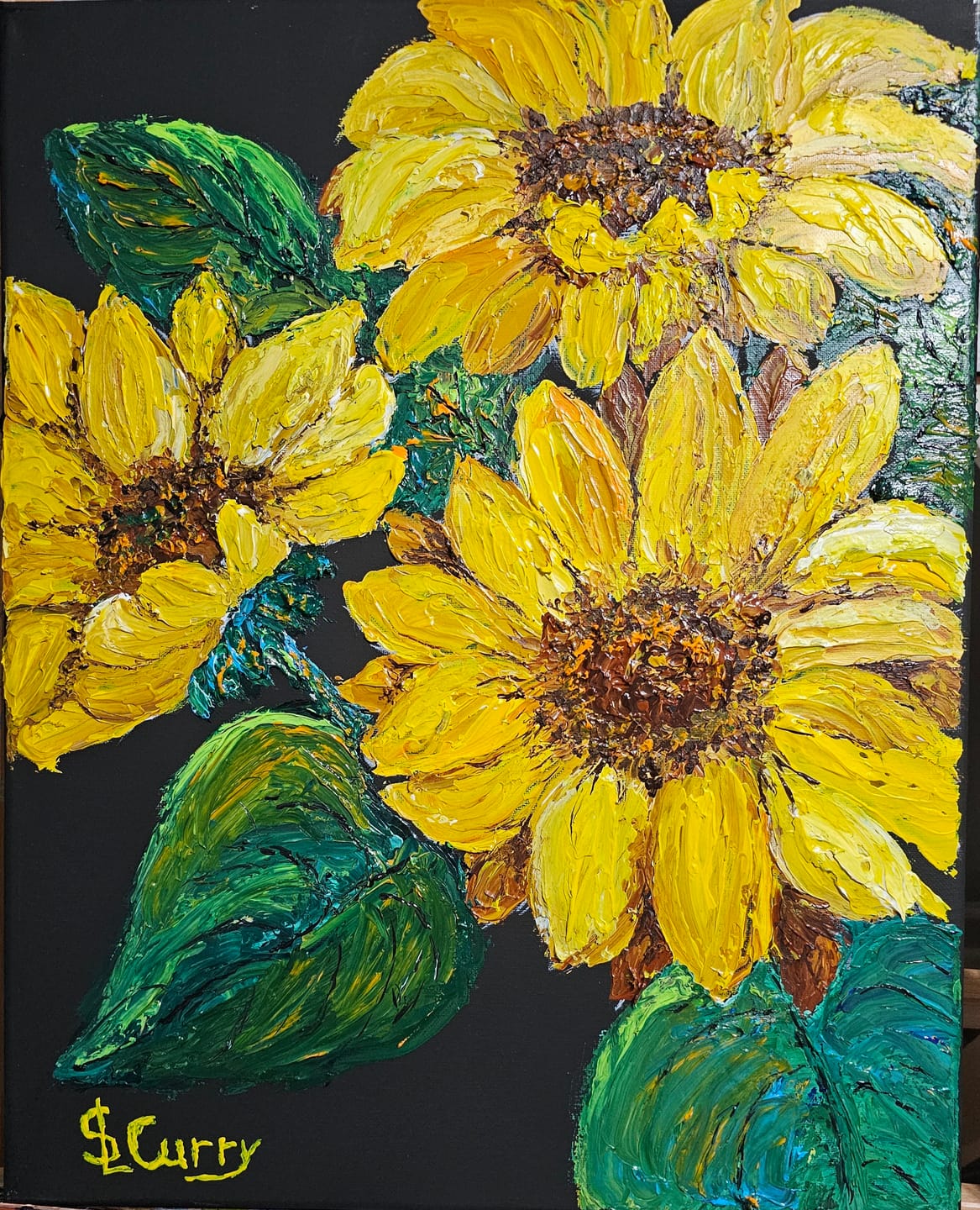 Customer photo review of DabblePaints™️ Lemon Yellow — Thick-Body Acrylic Paint