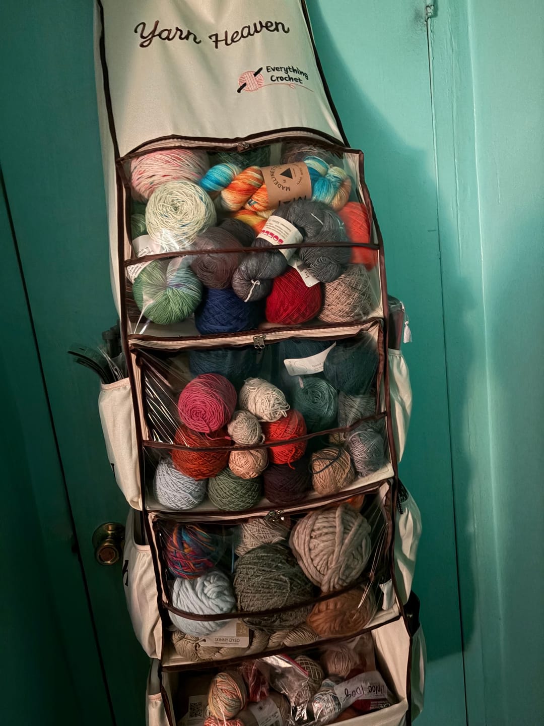 Customer photo review of Yarn Heaven Storage Bag