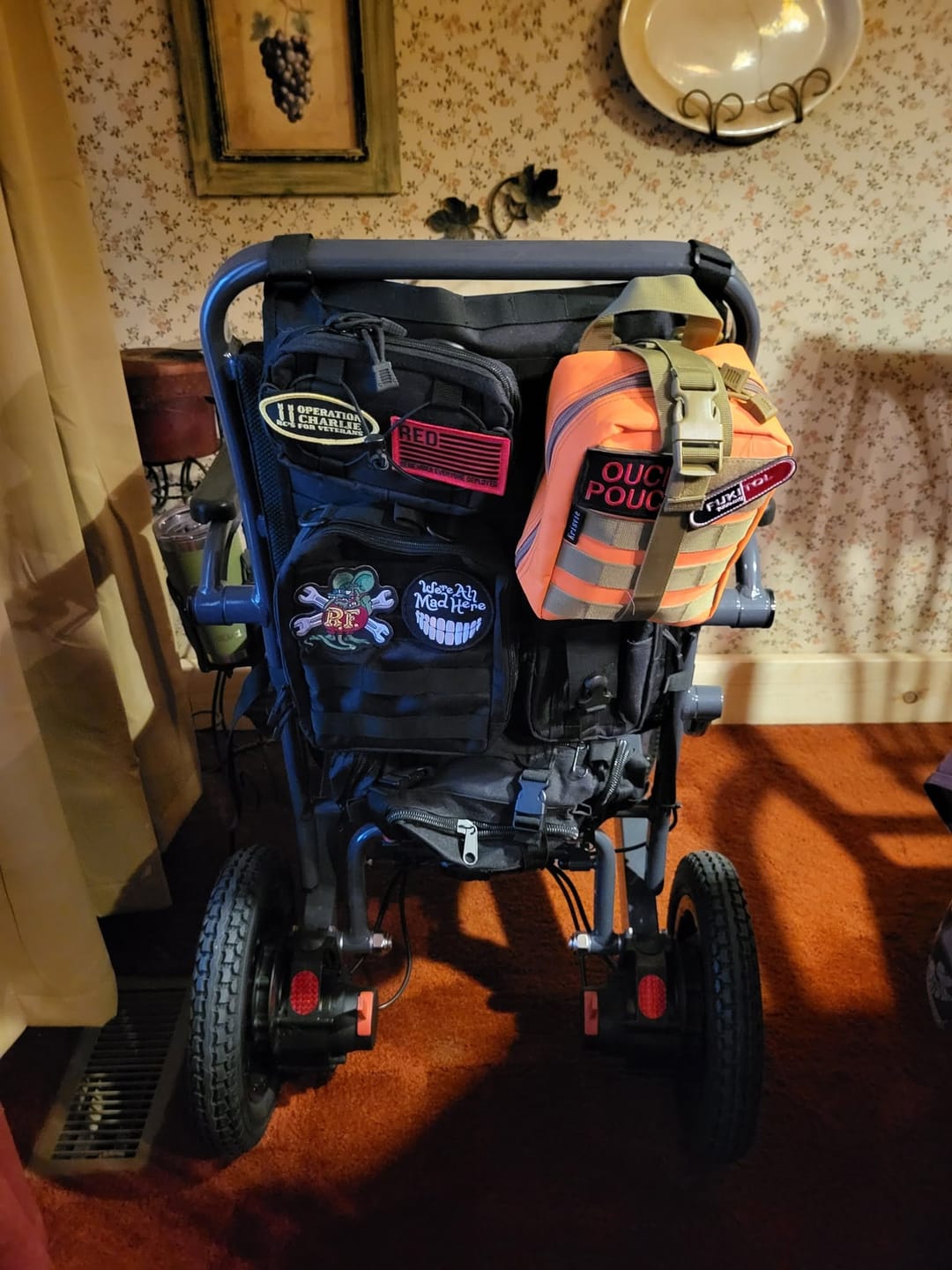 Customer photo review of Tactical MOLLE Seat Organizer Full Set