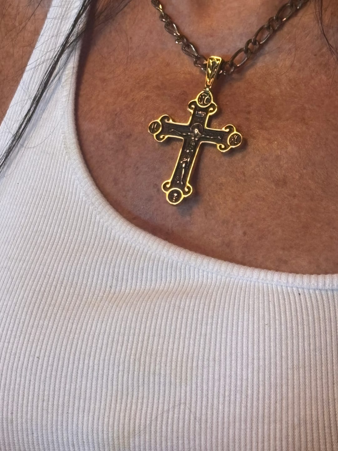 Customer photo review of HOLY CROSS. - GOLD