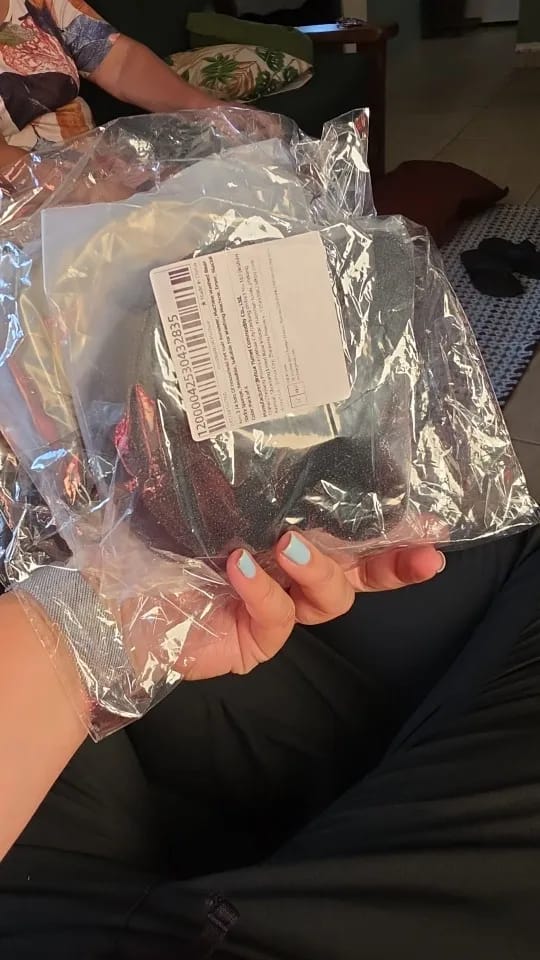 Customer photo review of FluffCatcher — Reusable Pet Hair Remover for Laundry