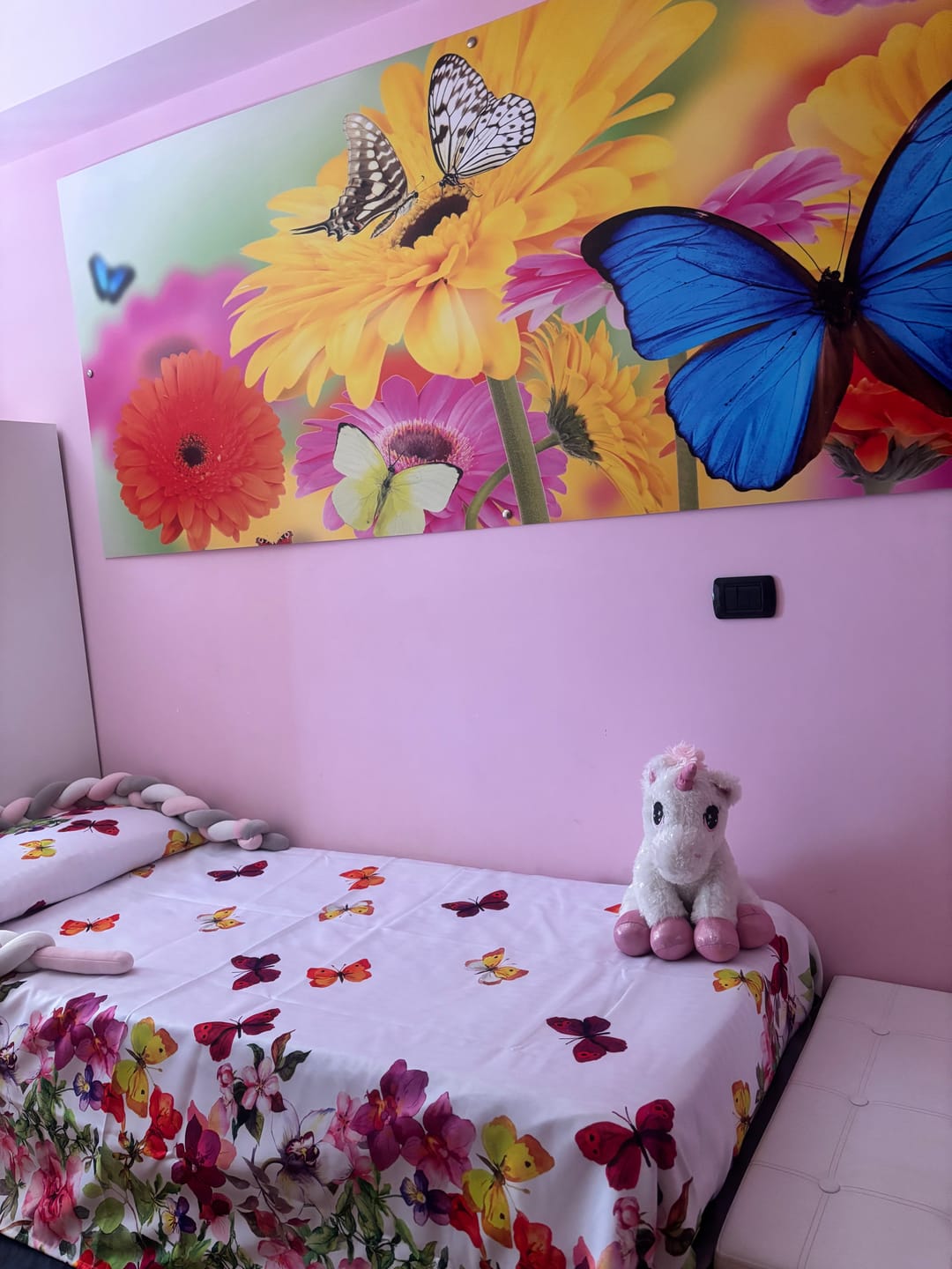 Customer photo review of Copriletto Estivo, Coperta Leggera, Lenzuola Copriletto Farfalle