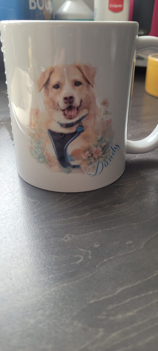 Customer photo review of Watercolour - Personalised Mug