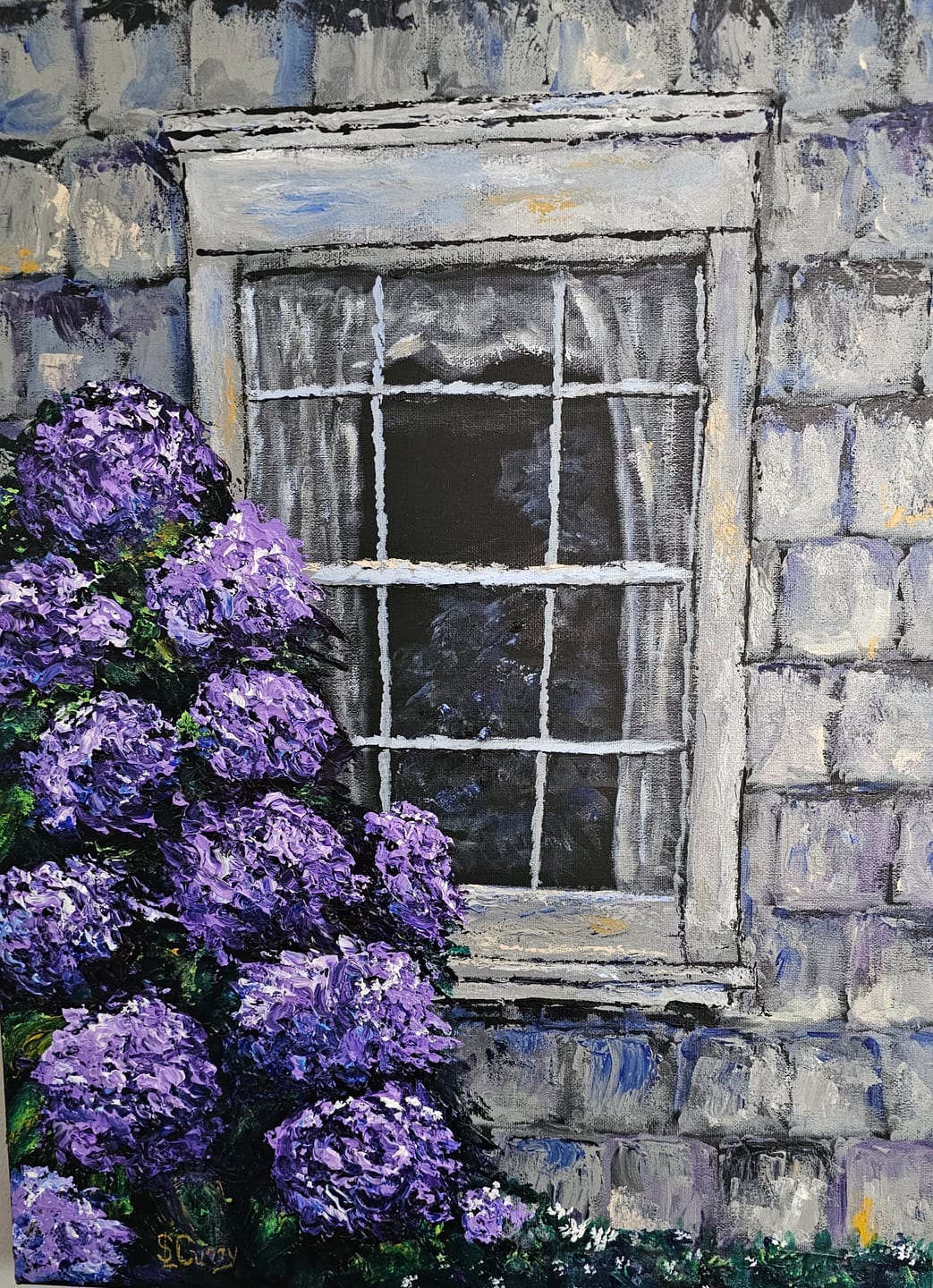 Customer photo review of DabblePaints™️ Brilliant Purple — Thick-Body Acrylic Paint
