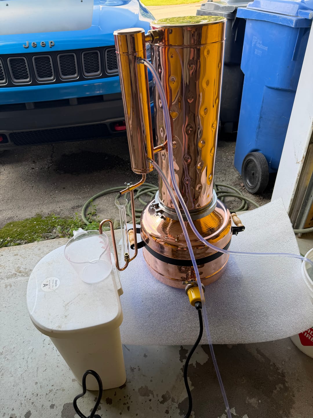 Customer photo review of Electric Essential Oil Distiller 14Gal (53L) - Proffesional Kit