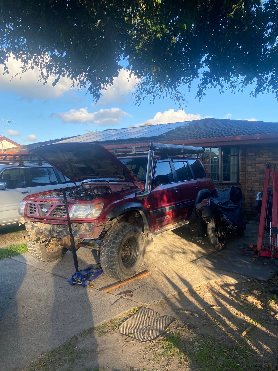 Customer photo review of Stainless Snorkel to suit Nissan GU Patrol (Series 1-3 Passenger Side)