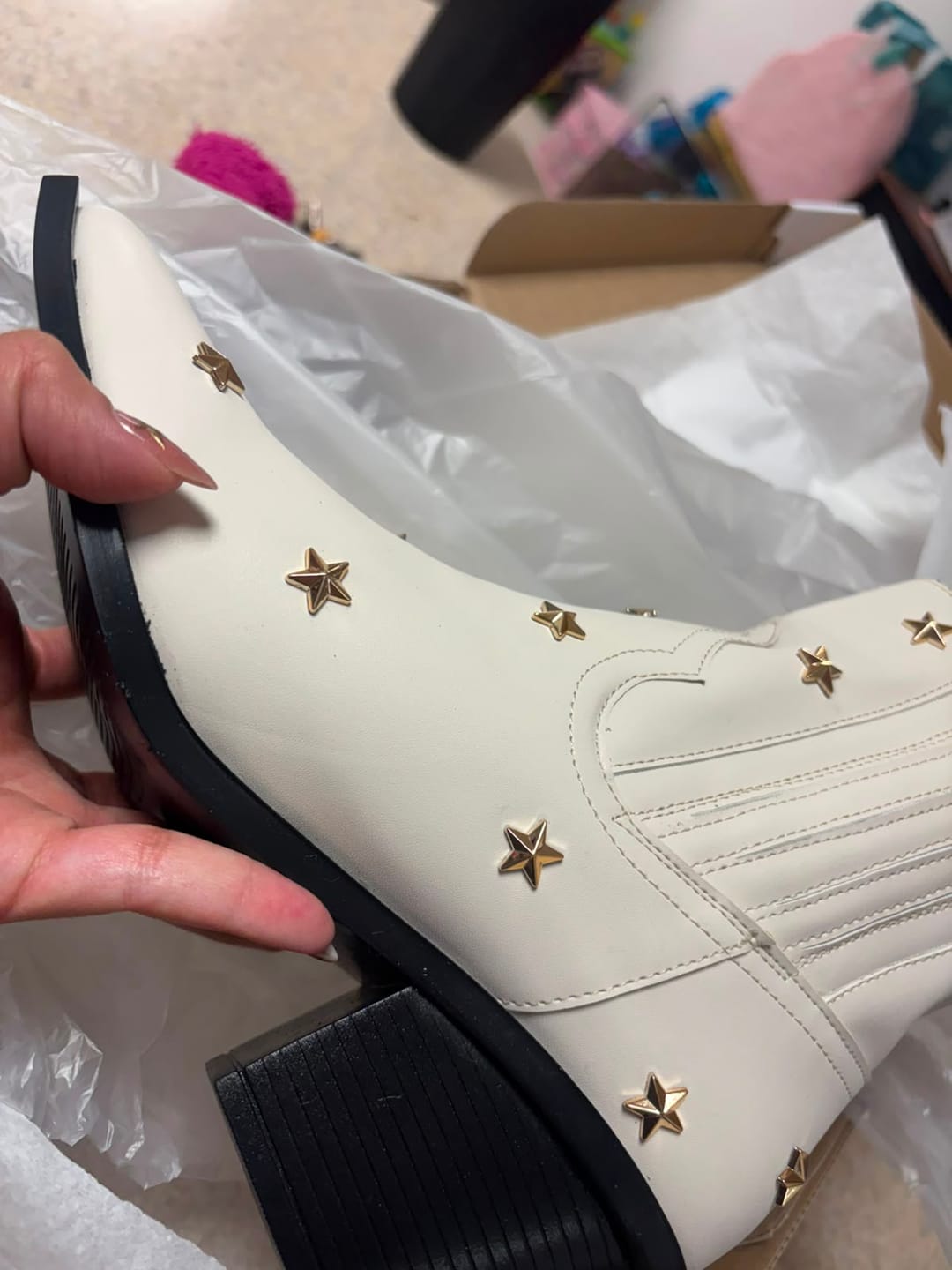 Customer photo review of BOTAS ZP CLARICE IVORY STAR