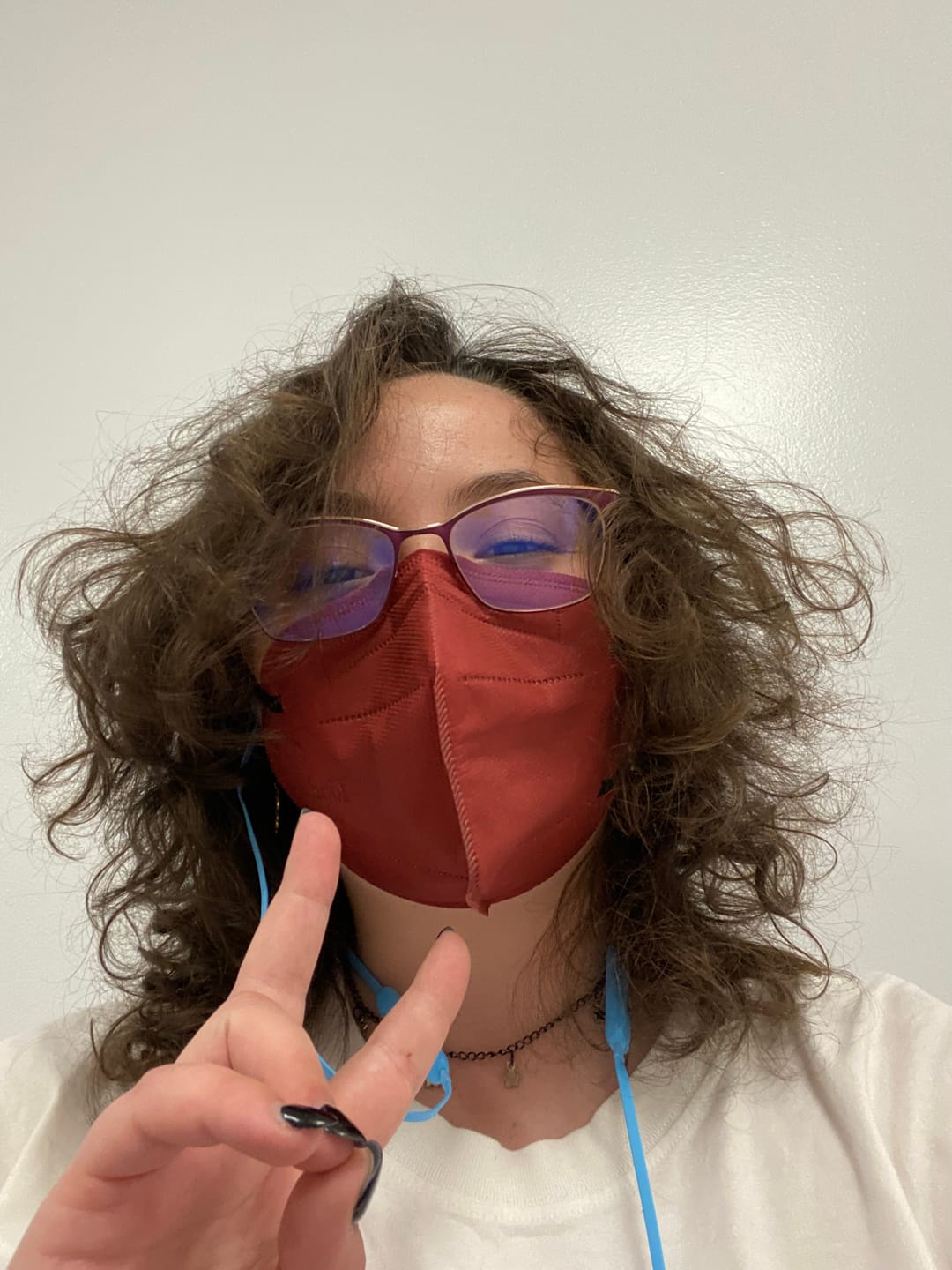 Customer photo review of Kind KN95 Respirator Mask - Colour Series (Cone Shape)