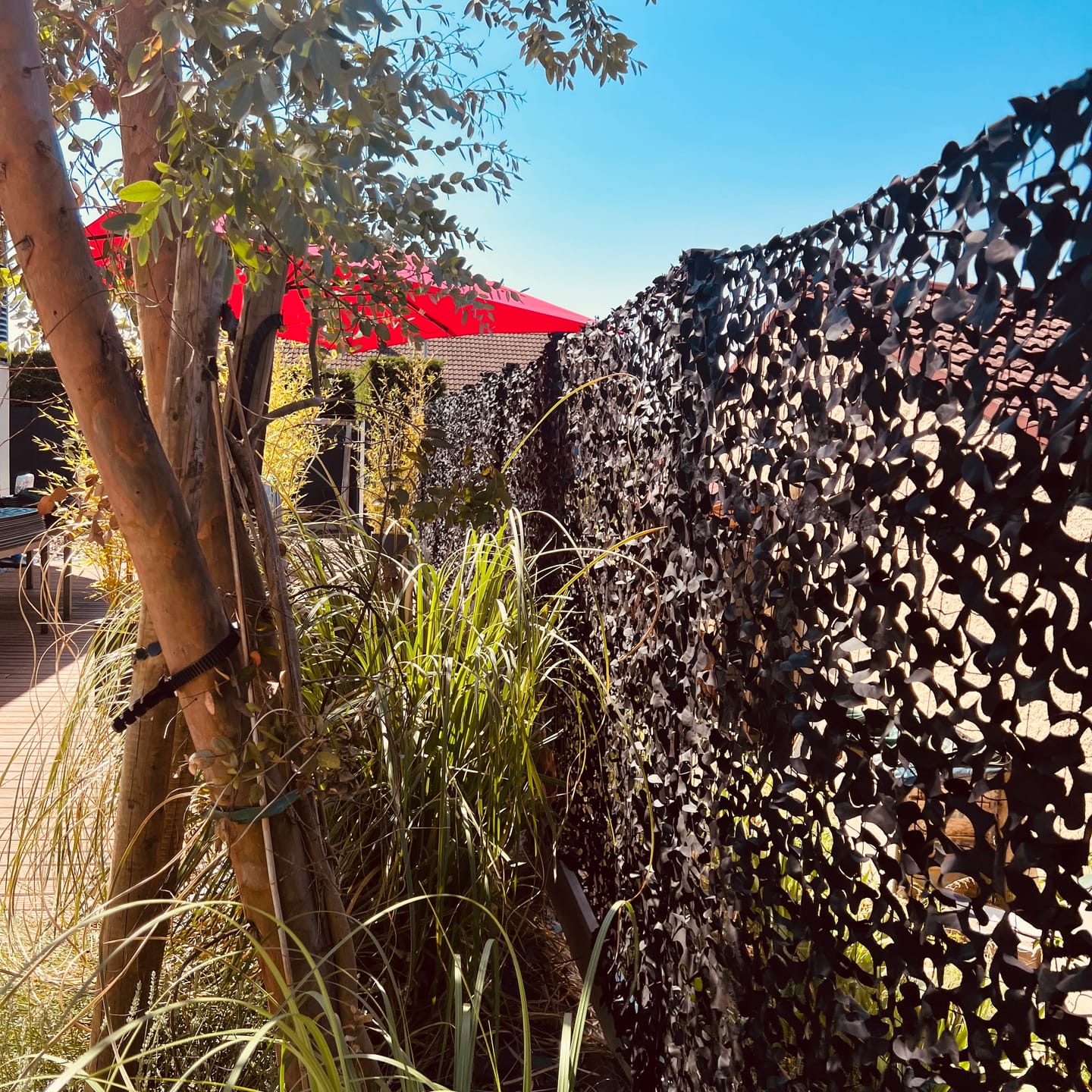 Customer photo review of Filet de camouflage renforcé noir
