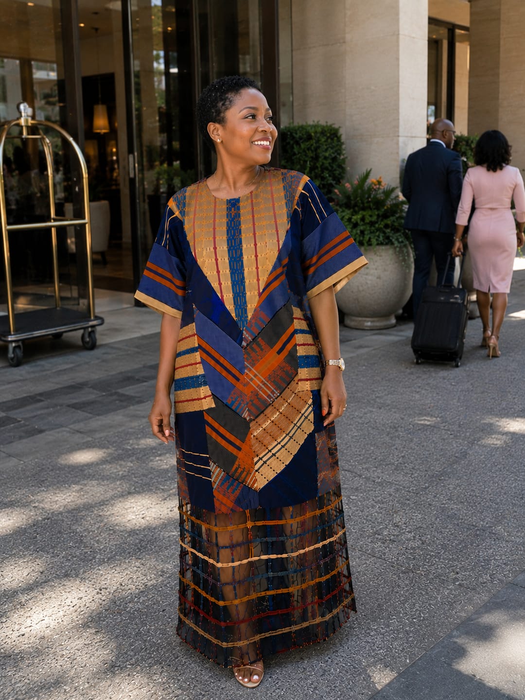 Customer photo review of Oriade Aso-Oke Kente Bubu