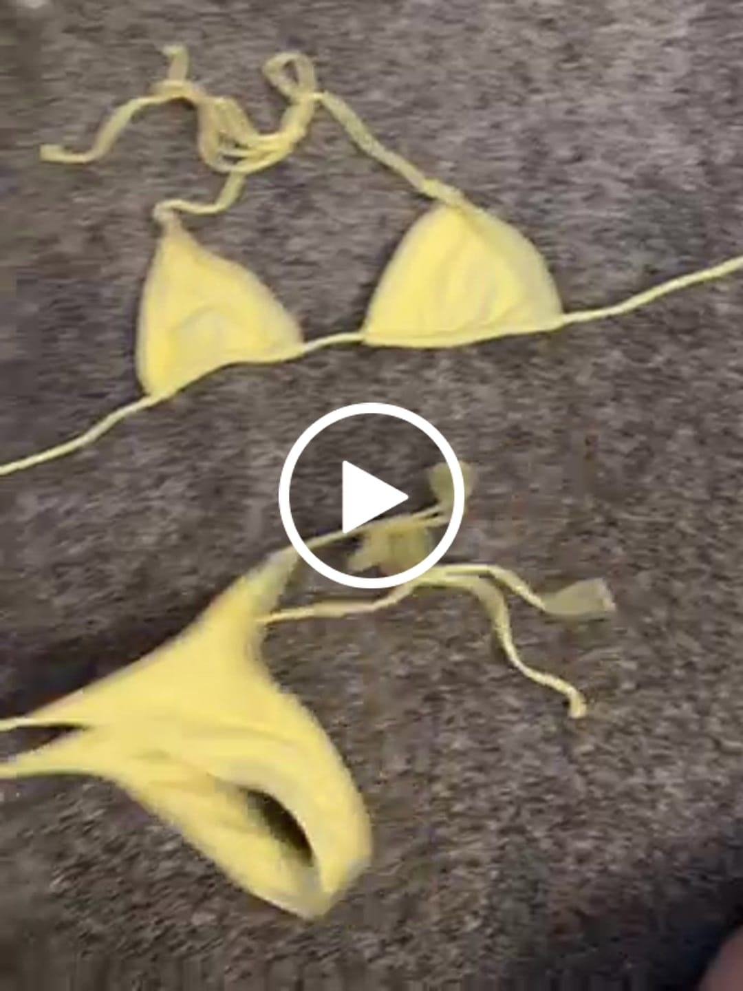 Customer video review of 001 Bikini Bottoms - Butter Yellow