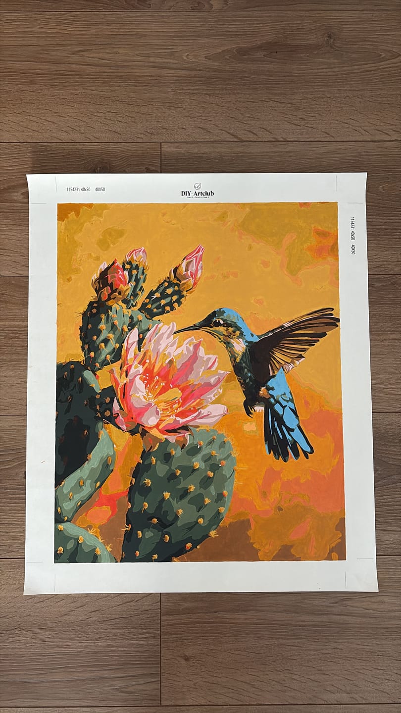 Customer photo review of Mexican Nature | Paint by Number