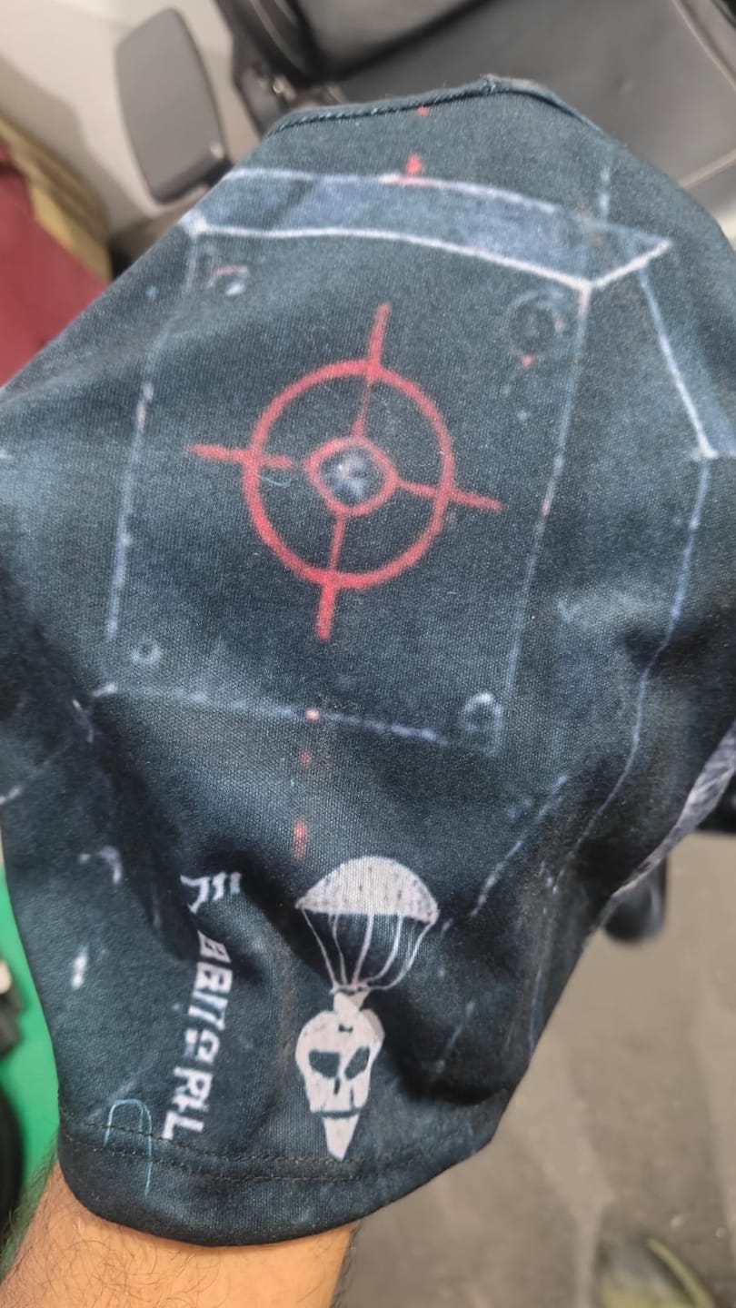 Customer photo review of Playera Full Print ODST Shadow