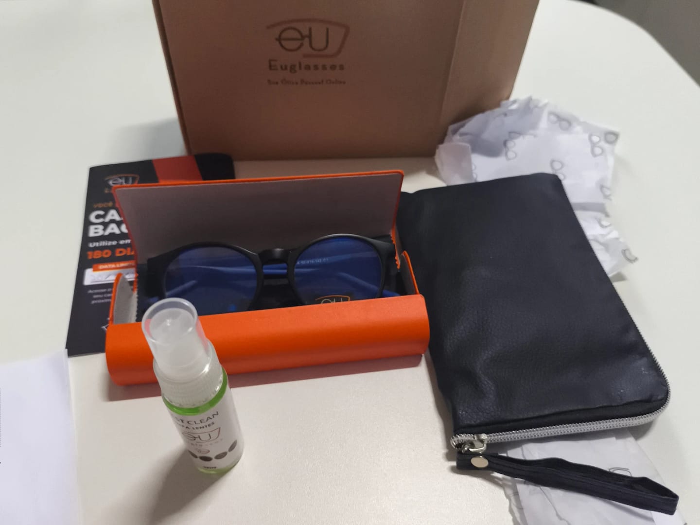 Customer photo review of Óculos Clip-on Flet (5 Lentes)