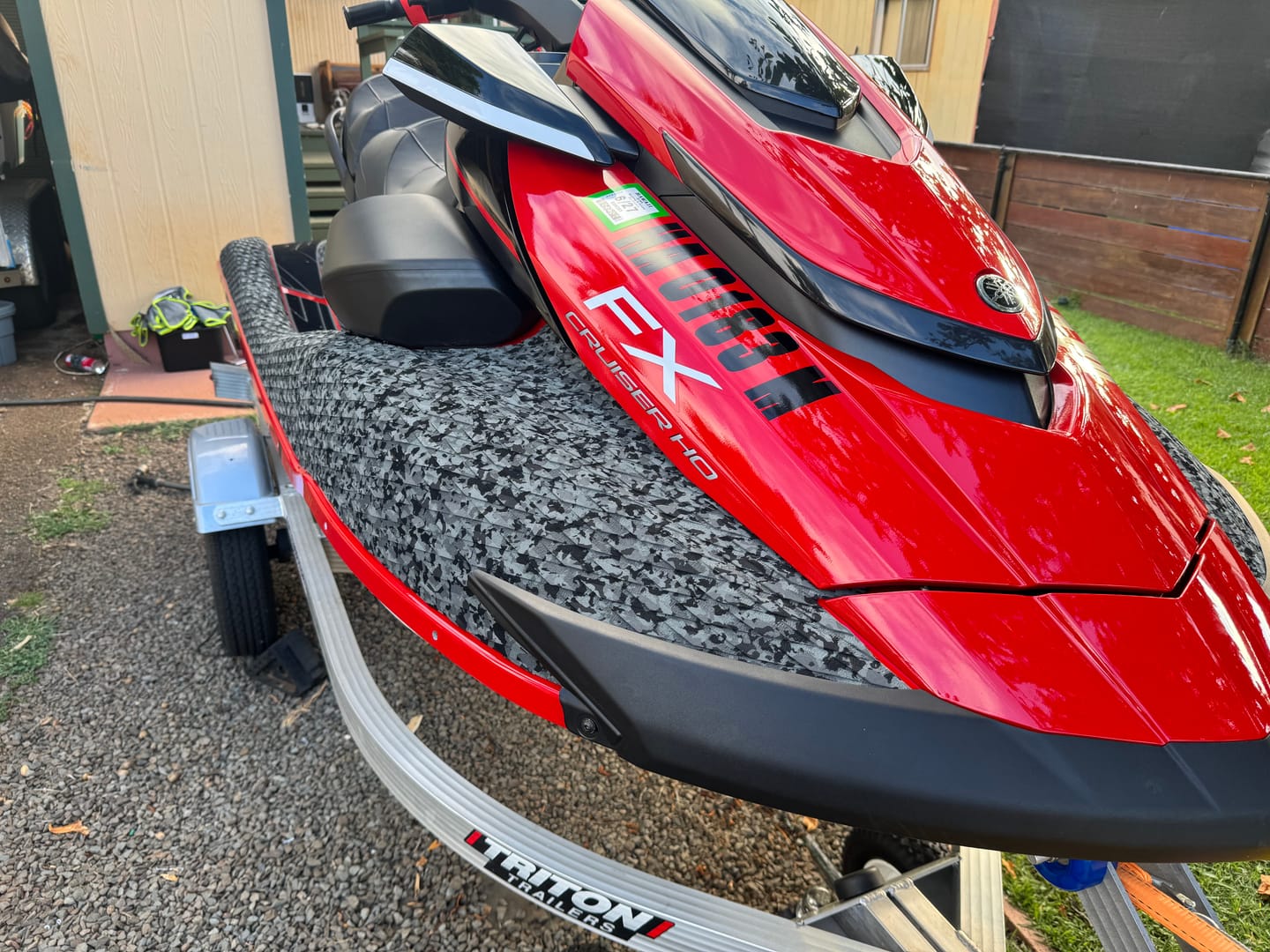 Customer photo review of JET TECH TRACTION TURF - 2.4M X 0.6M