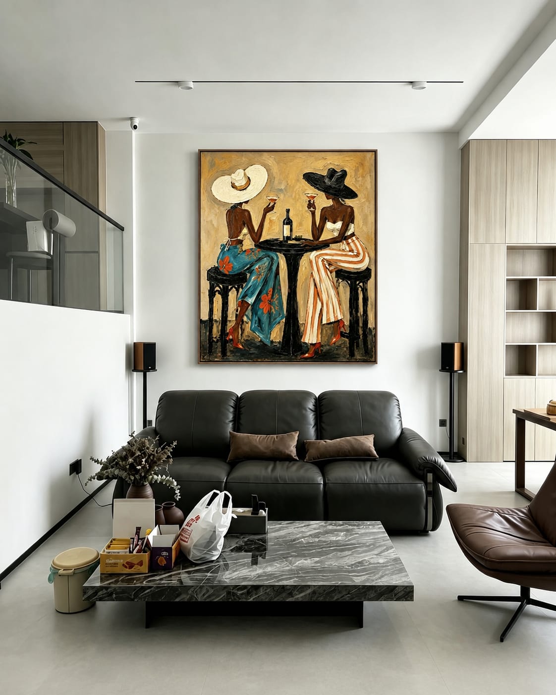 Customer photo review of Golden Toast-Fashion Portrait Painting