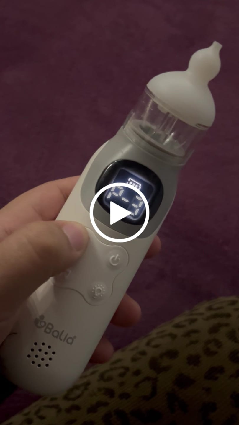 Customer video review of Aspirador nasal