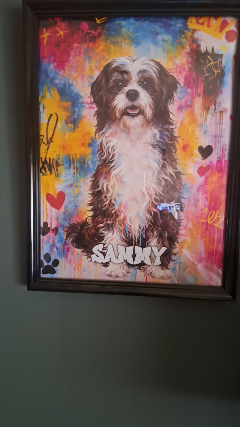 Customer photo review of Graffiti - Gepersonaliseerde Poster