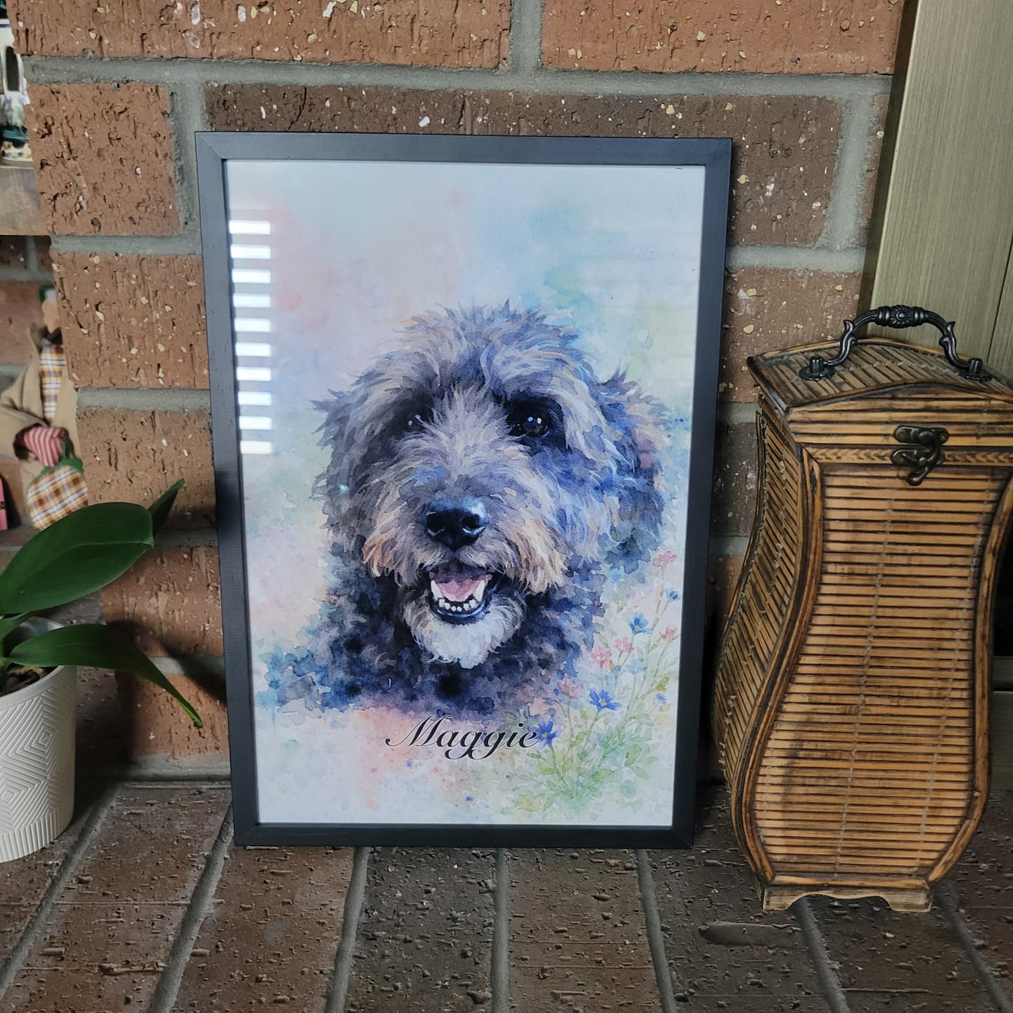Customer photo review of Watercolor - Personalized Poster