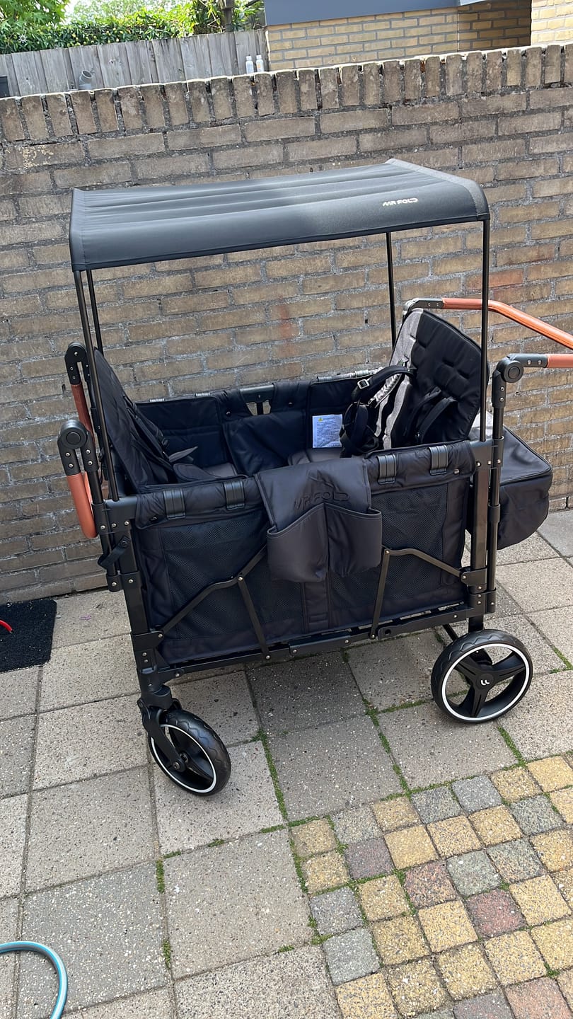 Customer photo review of P-Series Luxe 4-zits kinderkar