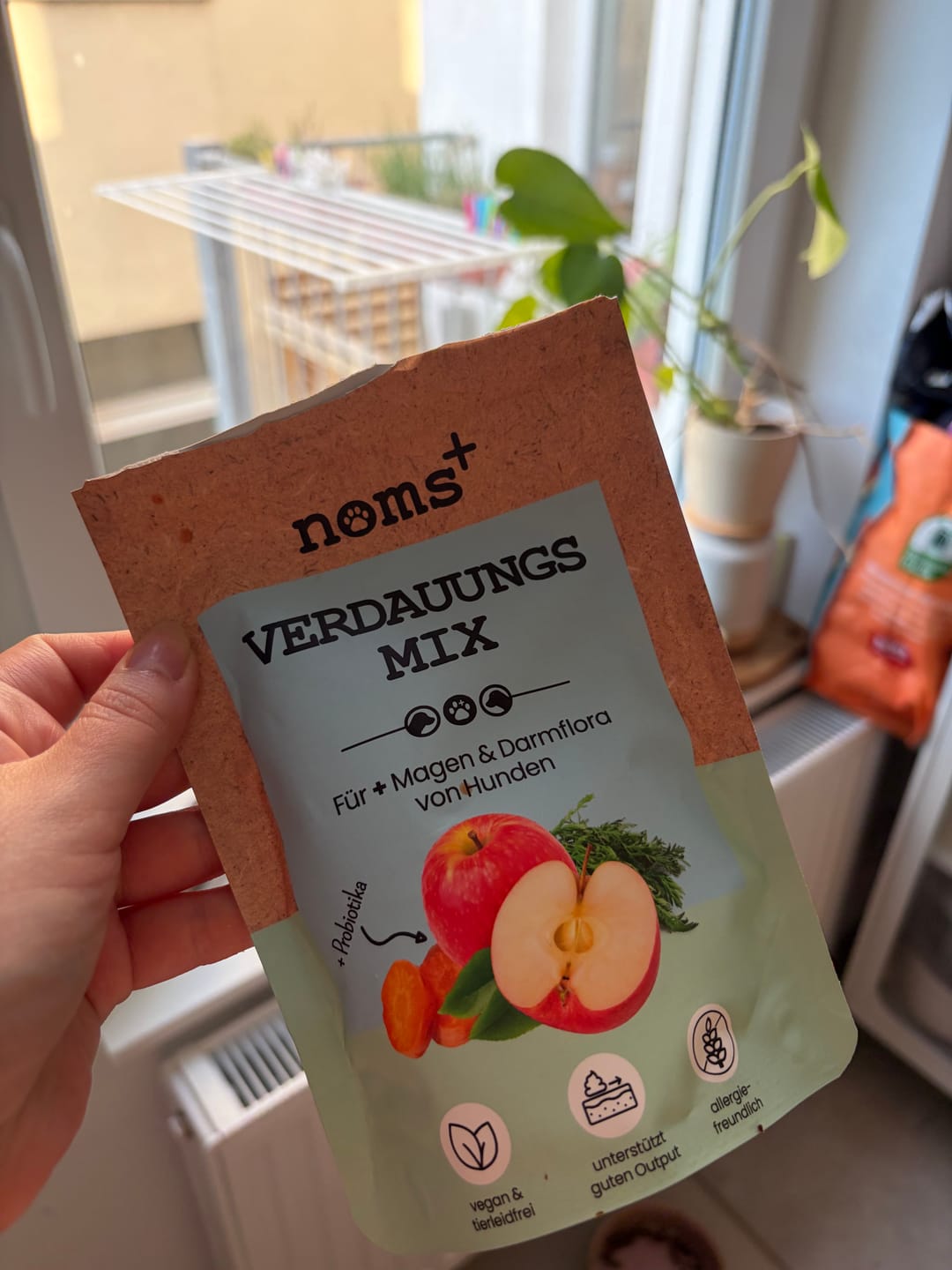 Customer photo review of Verdauungsmix für Hunde als Probiotikum für Magen- & Darmflora