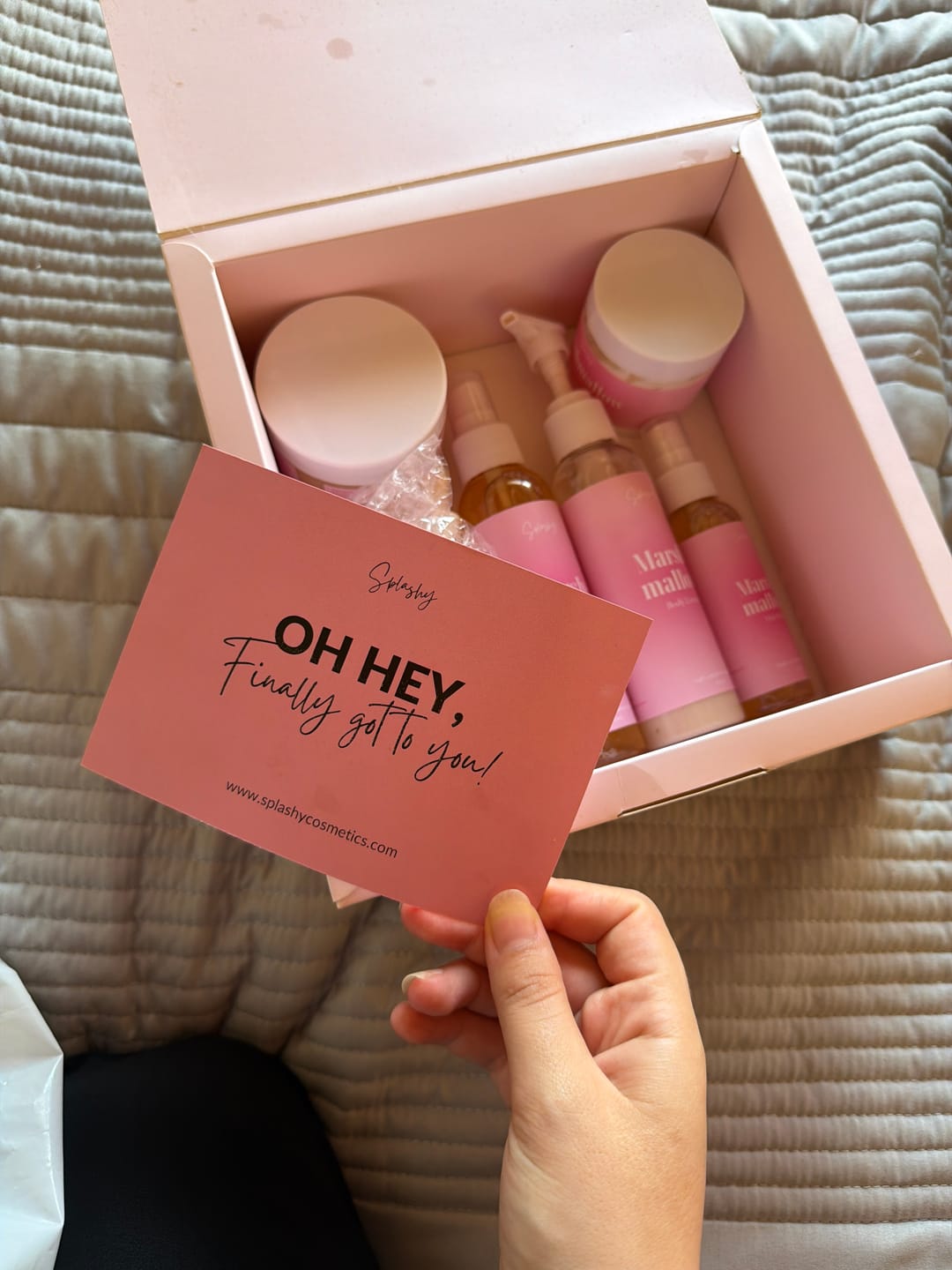 Customer photo review of The Ultimate Skincare Bundle - Marshmallow