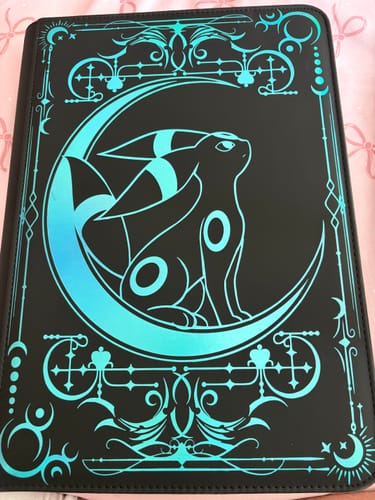 Customer photo review of Lunar Shadow Shiny 9-Pocket Trading Card Binder