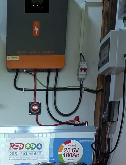 Customer photo review of 0% MwSt.- Redodo LiFePO4 24V 100Ah Bluetooth Batterie