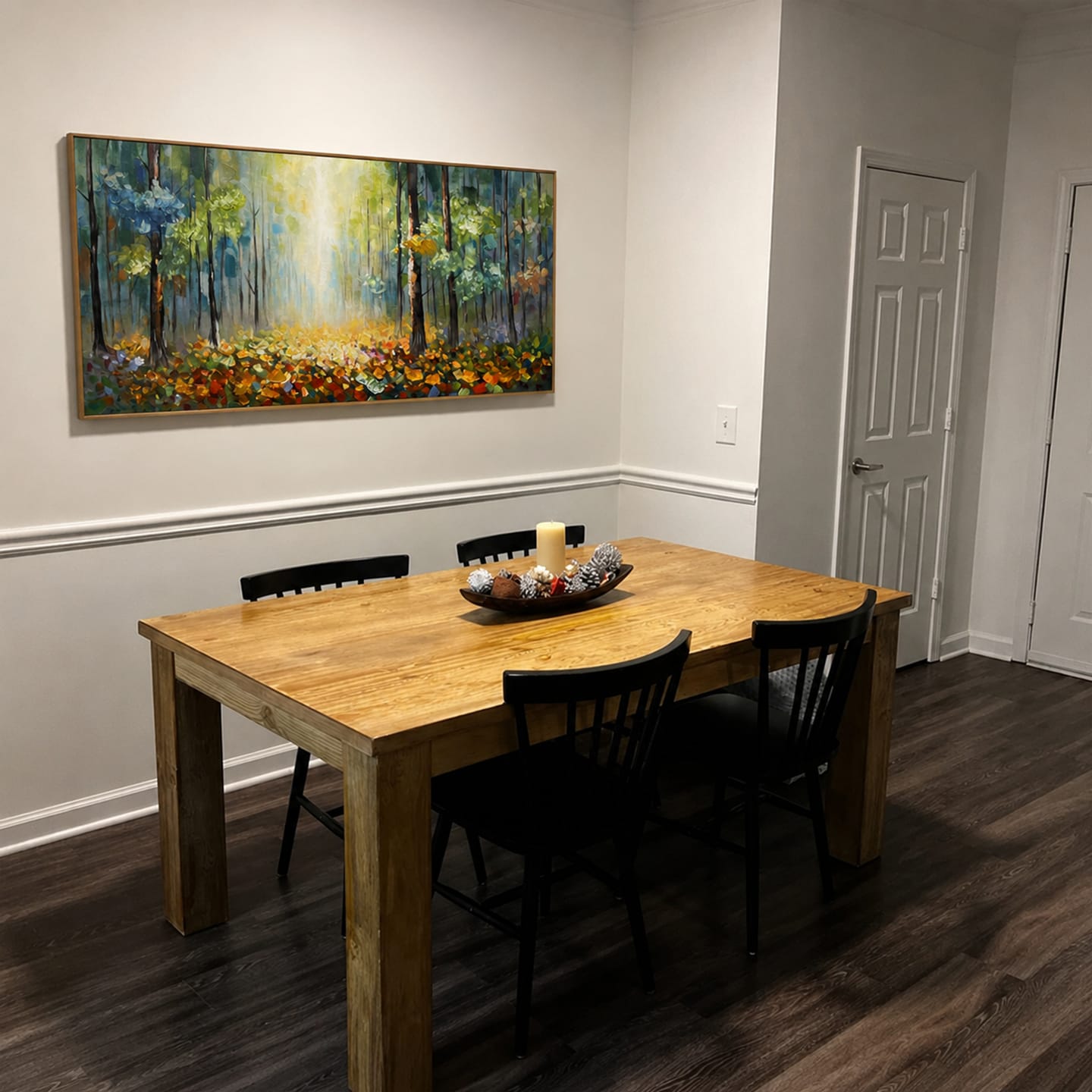 Customer photo review of Colorful Landscape Abstract Wall Art #AP046