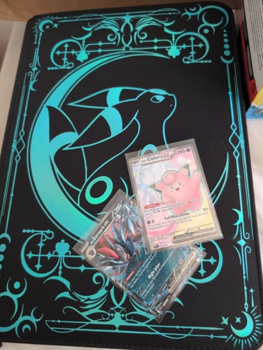 Customer photo review of Lunar Shadow Shiny 9-Pocket Trading Card Binder
