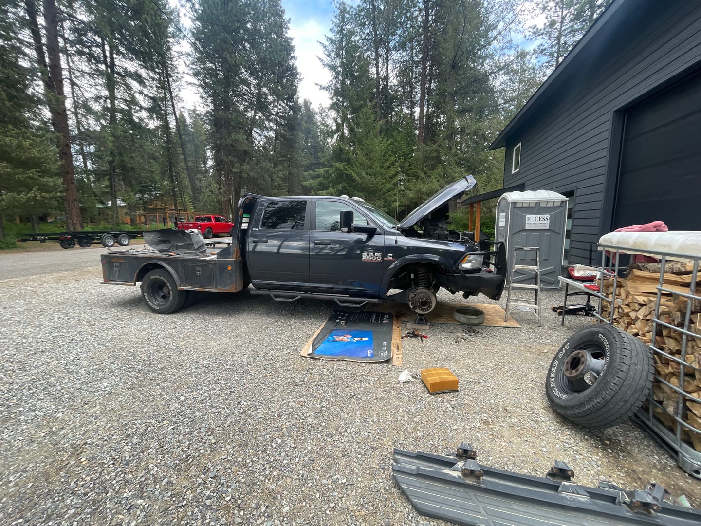 Customer photo review of FSD 2013-2018 Dodge Cummins 68RFE Factory Replacement Transmission Line Kit