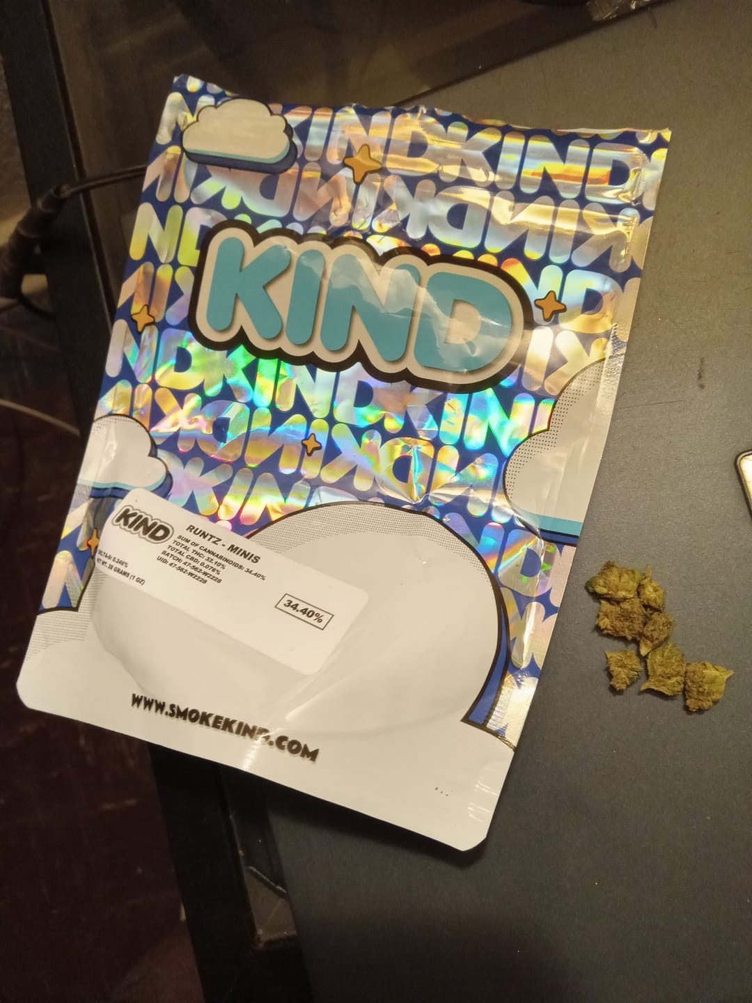 Customer photo review of Runtz - Minis - 28 Grams - Hybrid