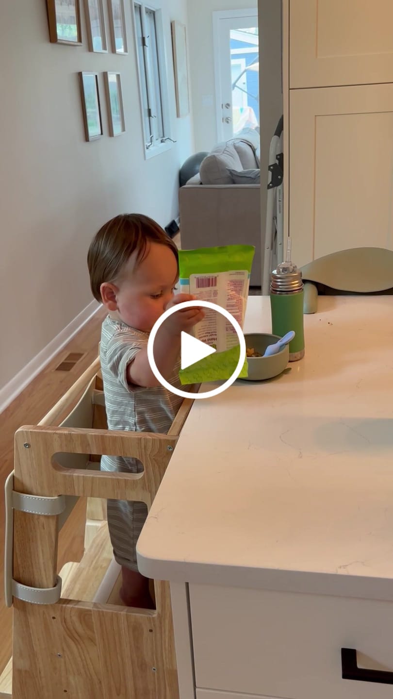 Customer video review of Nordo Toddler Kitchen Tower with Safety Net