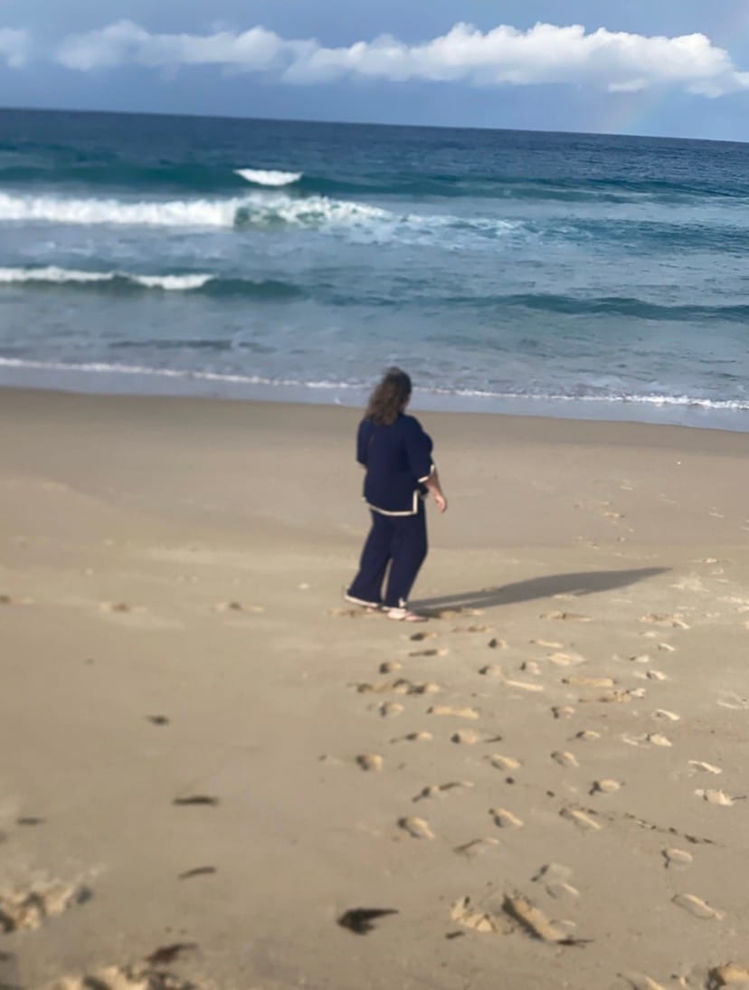 Customer photo review of Harlina Knit Set in Navy