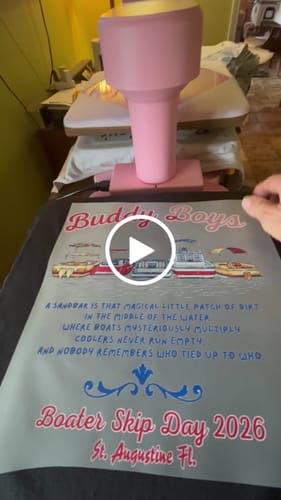 Customer video review of DTF Transfers Upload Your Gang Sheet